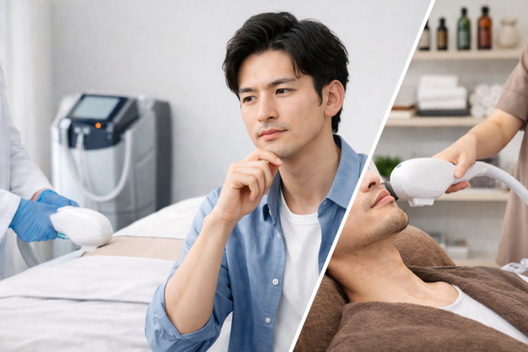 ひげ脱毛の選び方｜医療脱毛とサロン脱毛の比較